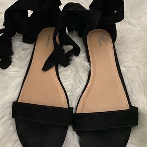 Express tie up gladiator Sandals